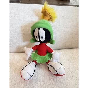 Looney Tunes Marvin The Martian Plush Toy 8-9 Inches Warner Brothers EUC
